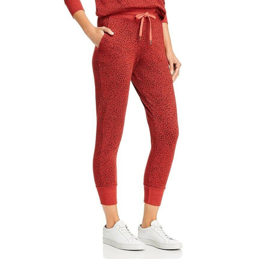 Sundry Red Star Cotton Drawstring Joggers Pants - Picture 1 of 9